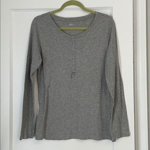 Gap Body Henley Long Sleeve Top